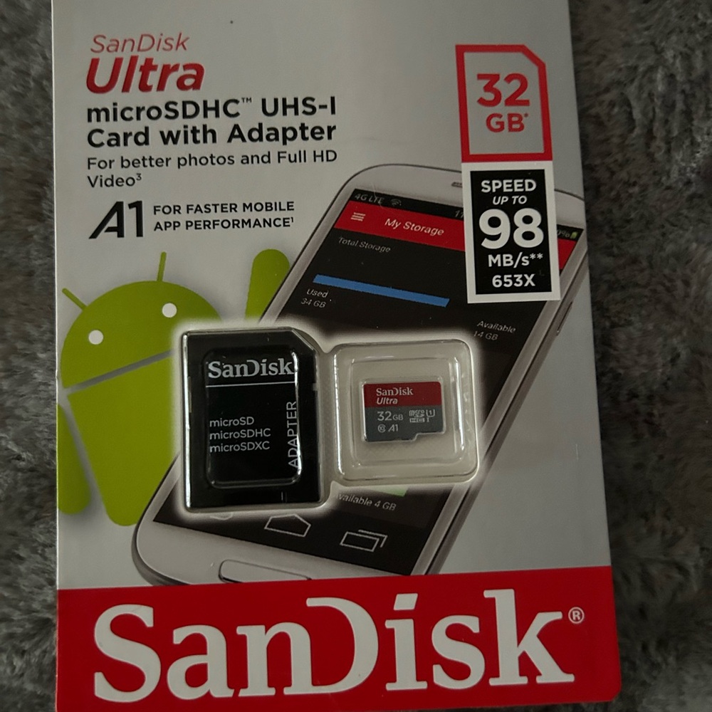 Scan Disk ultra 32gb micro SDHC IHS-I